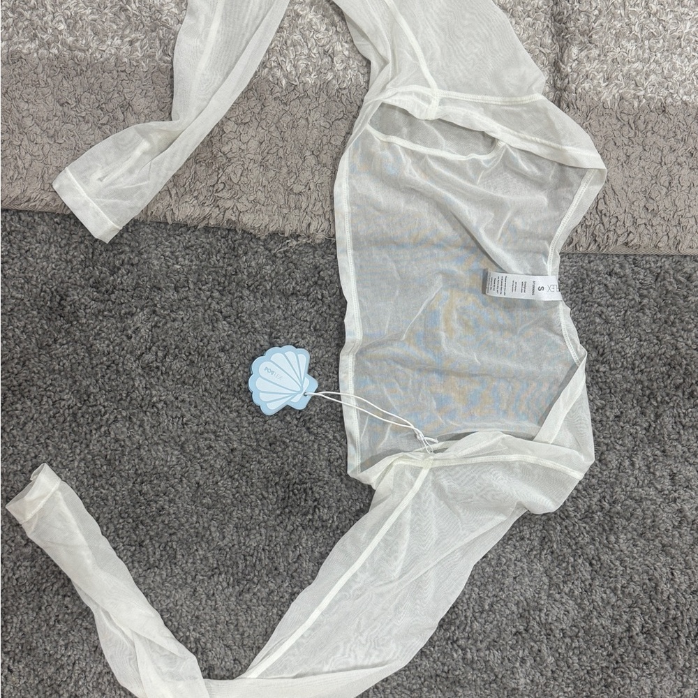 POPFLEX Sheer White Camisole